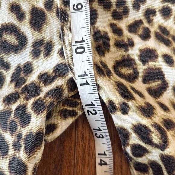 FRAME Ali high rise cigarette leopard jeans 27 - Picture 8 of 12